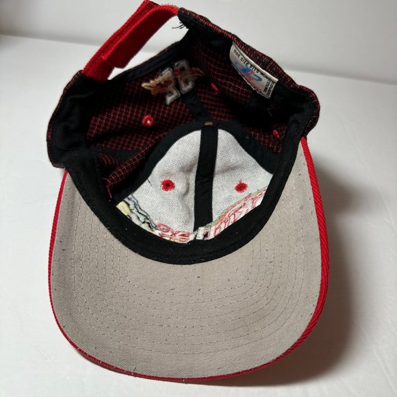 VINTAGE ERNIE IRVAN 36 SKITTLES 1990's HAT CAP Hook & Loop Wool Blend - Picture 7 of 7